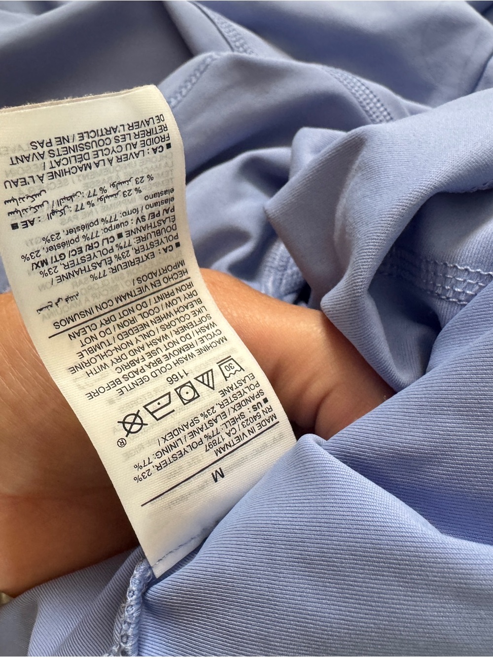Old Navy Active Powersoft Cami Dress / skort, Light Blue, Medium - Picture 4 of 8